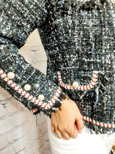 Load image into Gallery viewer, Chanel inspired Boucle&#39; Jacket