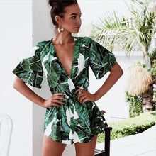 Load image into Gallery viewer, Lotus Leaf Romper